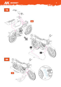 1/35 CG125 Japanese Motorcycle - AK-Interactive