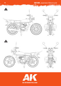 1/35 CG125 Japanese Motorcycle - AK-Interactive