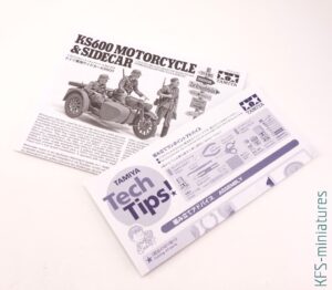 1/35 KS600 Zündapp Motorcycle & Sidecar - Tamiya