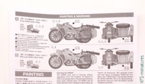 1/35 KS600 Zündapp Motorcycle & Sidecar - Tamiya