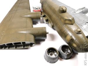1/48 B-17G Early Production – HK Models – Budowa cz.3
