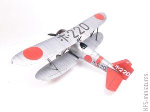 1/48 Nakajima A2N3 – A.B.&K Models - Budowa