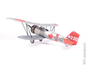 1/48 Nakajima A2N3 – A.B.&K Models - Budowa