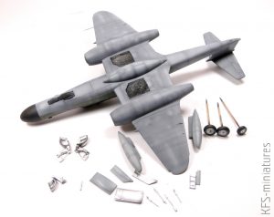 1/48 Gloster Meteor NF.14 - Sword - Budowa