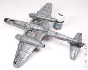 1/48 Gloster Meteor NF.14 - Sword - Budowa