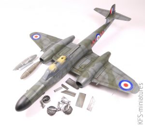 1/48 Gloster Meteor NF.14 - Sword - Budowa