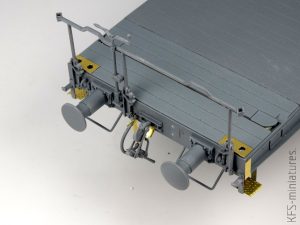 1/35 German 80Ton Type SSyms Flatcar - T-Model - Budowa cz. 1