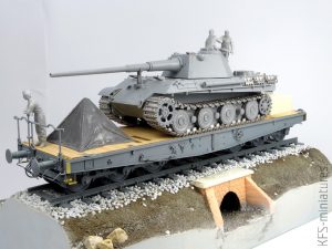 1/35 German 80Ton Type SSyms Flatcar - T-Model - Budowa cz. 1