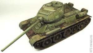 1/35 T-34-85 with Soviet Tank Riders - malowanie