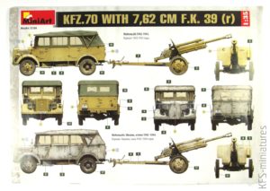 1/35 Kfz. 70 with 7.62cm F.K. 39 (r) MiniArt 1/35