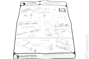 1/32 PZL P.11c detail set - Master