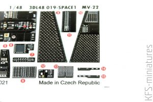 1/48 MV-22 - SPACE (do modelu Hobby Boss) - EDUARD