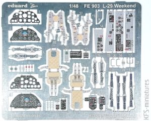 1/48 L-29 Weekend- blachy - Eduard