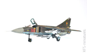 1/72 MiG-23MLA "Flogger-G" - Budowa część 2