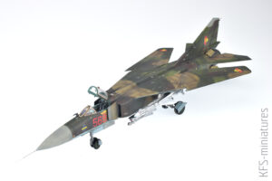 1/72 MiG-23MLA "Flogger-G" - Budowa część 2