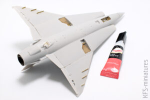 1/72 SAAB Draken 35FS - Budowa