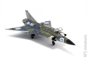 1/72 SAAB Draken 35FS - Budowa