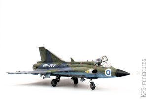 1/72 SAAB Draken 35FS - Budowa