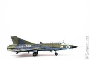 1/72 SAAB Draken 35FS - Budowa