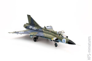 1/72 SAAB Draken 35FS - Budowa