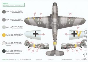 The Last in the line vol.1 - Bf 109 G-10 WNF - EXITO Decals