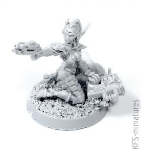 28mm Greater Good Network Hacker - Grim Skull