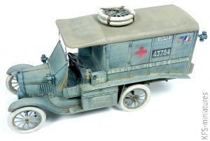 1/35 Model T 1917 Ambulance (early) – Budowa