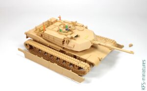 1/35 M1A1 FEP Abrams - Polish Army MBT - Budowa