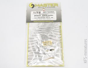 1/72 Anti-Aircraft 20mm Oerlikon Gun Barrels - Master