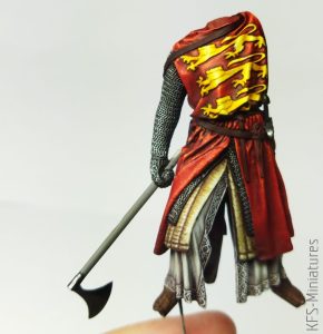 75mm Richard the Lionheart - Malowanie