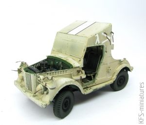 1/35 IDF GAZ-69 2P26 – Malowanie