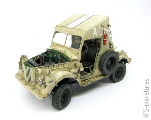 1/35 IDF GAZ-69 2P26 – Malowanie