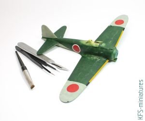 1/48 A6M2 Zero Type 21 - Eduard - Budowa