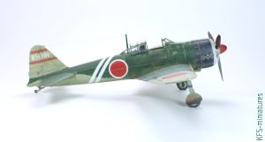 1/48 A6M2 Zero Type 21 - Eduard - Budowa