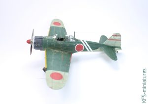 1/48 A6M2 Zero Type 21 - Eduard - Budowa