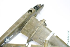 1/48 B-25J Mitchell - HK Models - Budowa cz.2