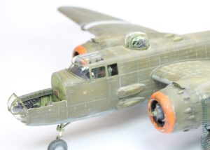 1/48 B-25J Mitchell - HK Models - Budowa cz.2