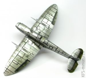 1/48 Spitfire Mk. VIII - Eduard - Budowa Cz.2