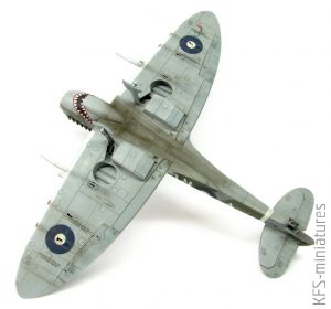 1/48 Spitfire Mk. VIII - Eduard - Budowa Cz.2