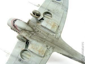 1/48 Spitfire Mk. VIII - Eduard - Budowa Cz.2