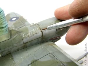 1/48 Spitfire Mk. VIII - Eduard - Budowa Cz.2