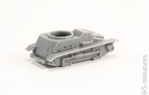 1/72 Type 94 Japanese tankette with trailers - Budowa