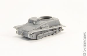 1/72 Type 94 Japanese tankette with trailers - Budowa