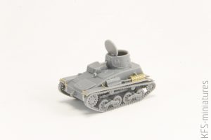 1/72 Type 94 Japanese tankette with trailers - Budowa