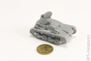 1/72 Type 94 Japanese tankette with trailers - Budowa