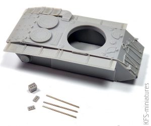 1/72 ARL-44 The Last French Heavy Tank - Planet Models - Budowa