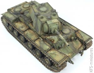 1/35 KV-1 Model 1941 Early - Tamiya - budowa cz.2