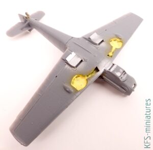 1/72 Bf 109E-4 - Special Hobby - Budowa cz.2