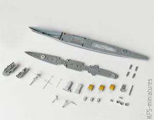 1/700 German Light Cruiser Konigsberg 1940 – Budowa cz. 1