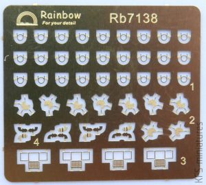 IJN Steam Pipes and Smoke Pipes  - Rainbow model